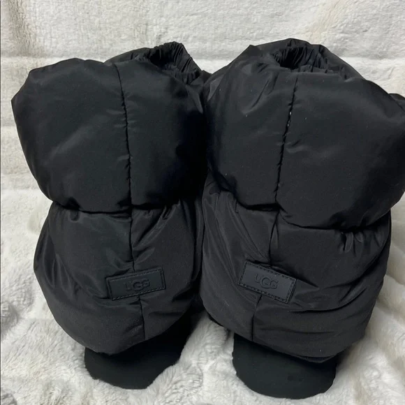 UGG Black Mini Dipper Puffer Boots - Picture 5 of 7